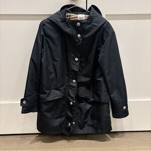 Burberry rain jacket in black